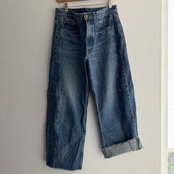 B Sides Relaxed Cuffed Lasso Jeans, Vista Blue, 30 - Picture 2 of 5